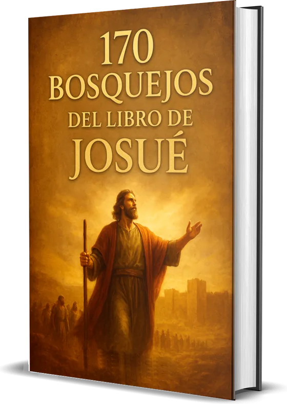 Portada del libro digital 170 bosquejos del libro de Josué